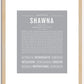 Shawna | Name Art Print