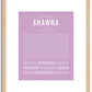 Shawna | Name Art Print