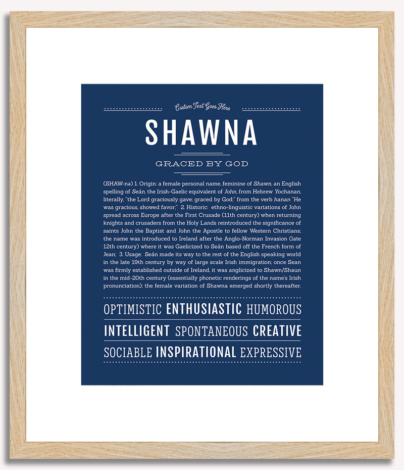 Shawna | Name Art Print