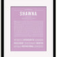 Frame Options | Lilac | Black Frame, Matted