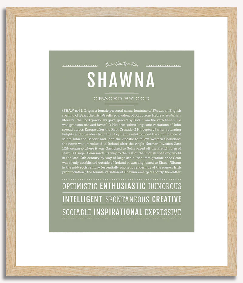 Shawna | Name Art Print