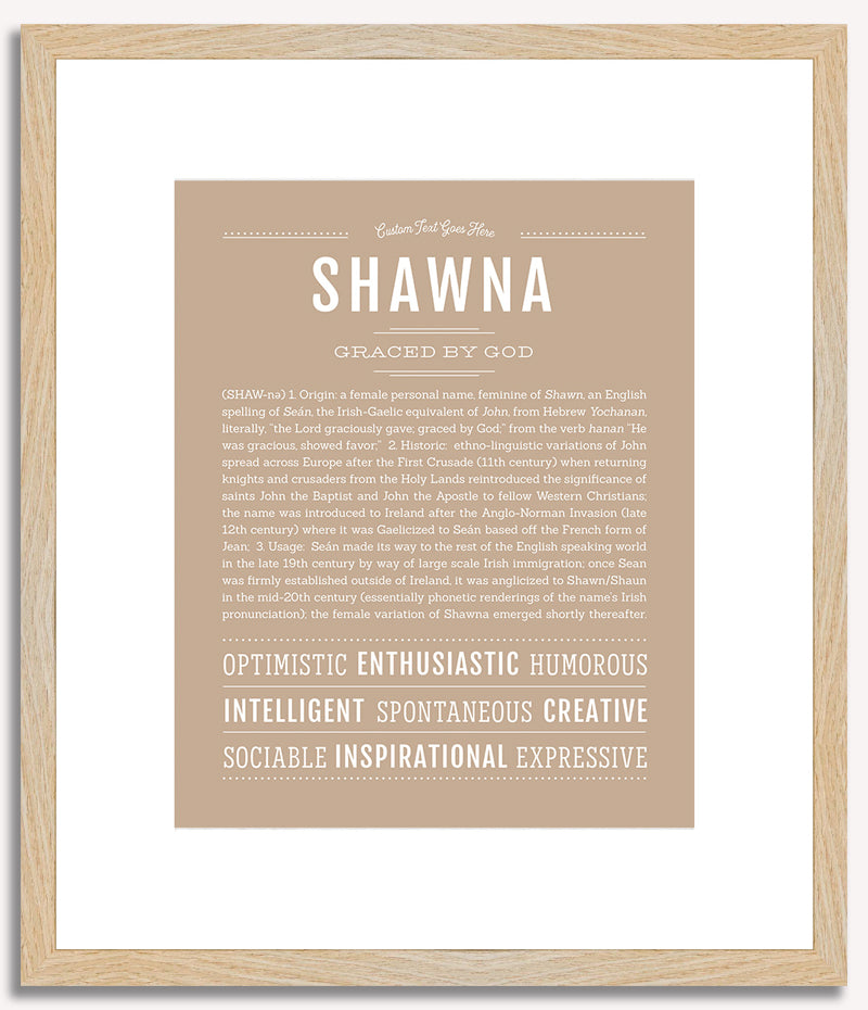 Shawna | Name Art Print