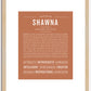 Shawna | Name Art Print