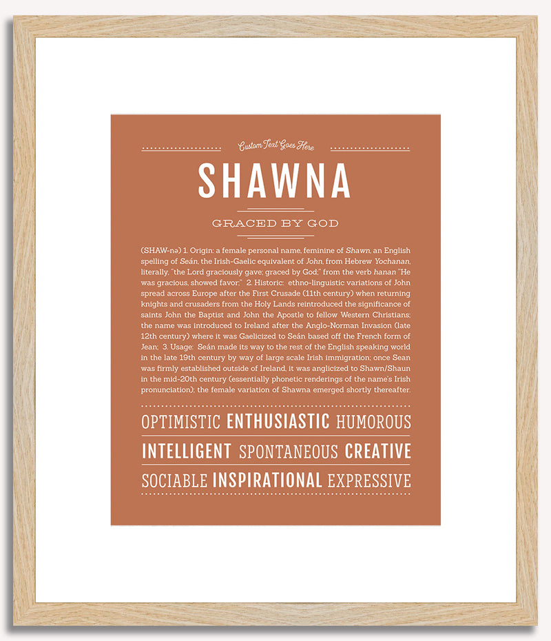 Shawna | Name Art Print