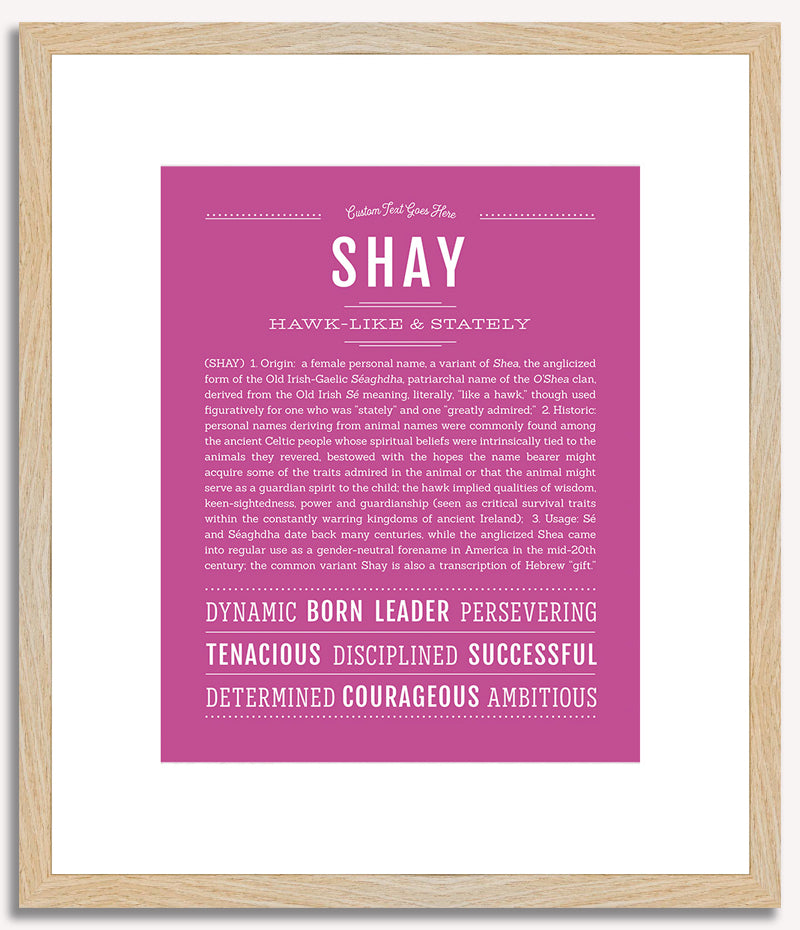 Shay | Name Art Print