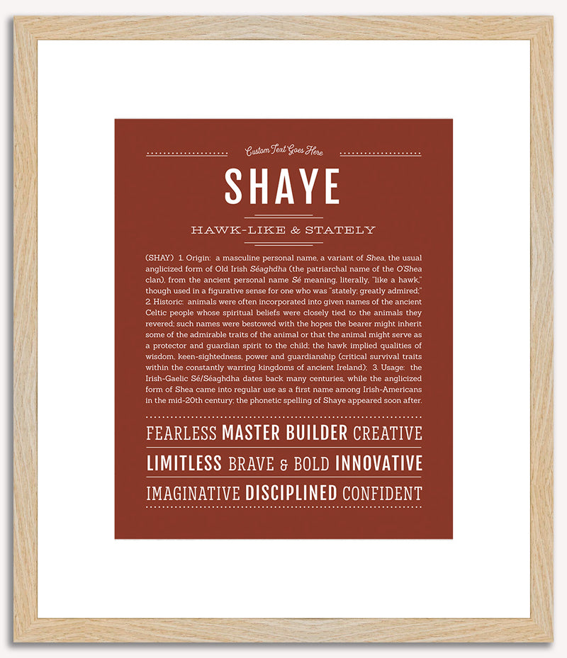 Shaye | Name Art Print