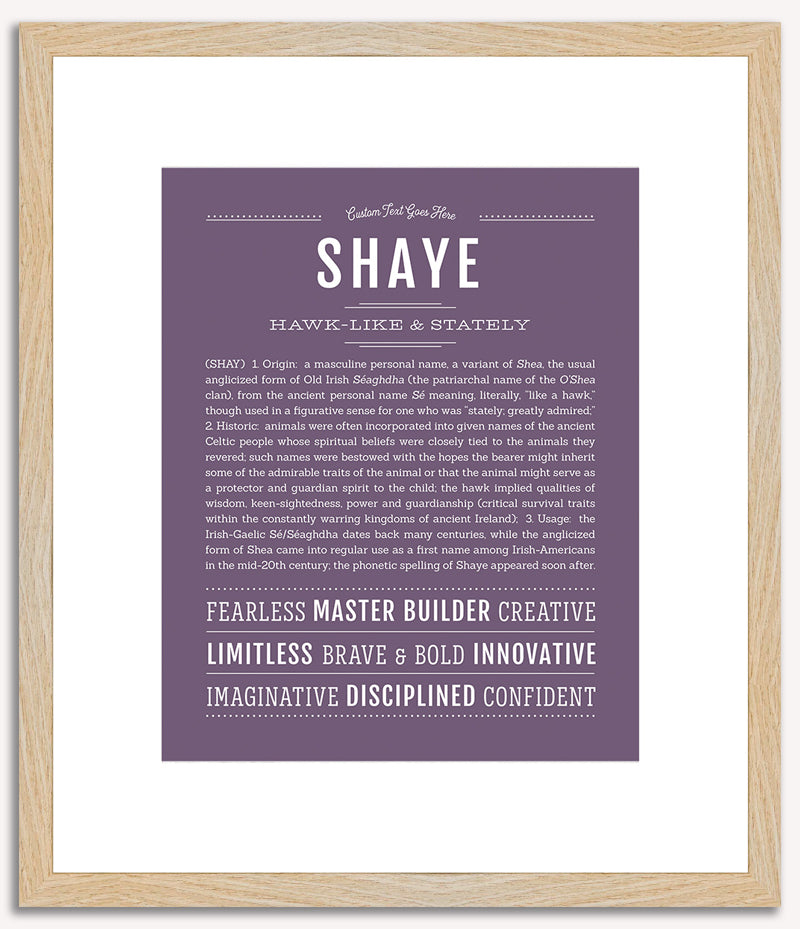 Shaye | Name Art Print