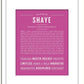 Frame Options | Dark Pink | White Frame, Matted