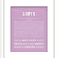 Frame Options | Lilac | White Frame, Matted