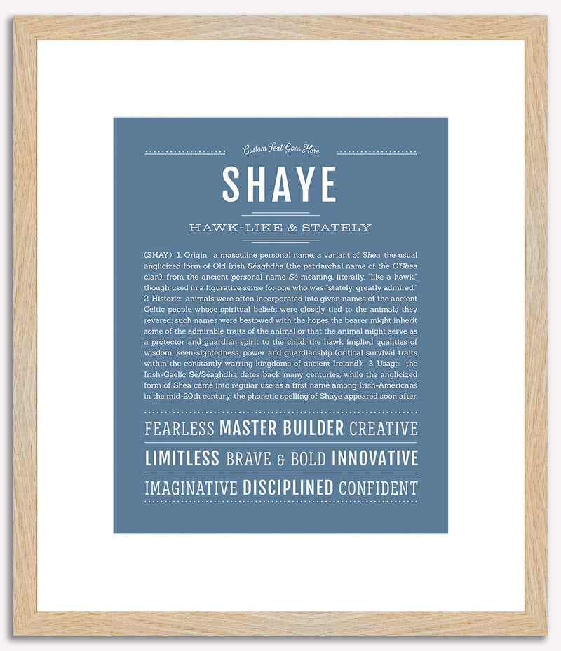 Shaye | Name Art Print