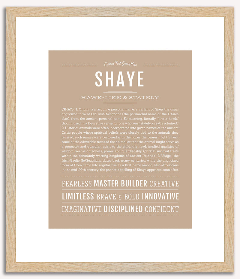 Shaye | Name Art Print