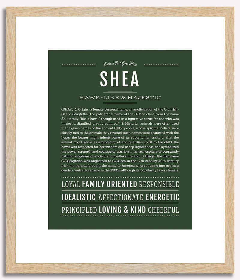 Shea (female) | Name Art Print