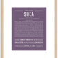 Shea (male) | Name Art Print