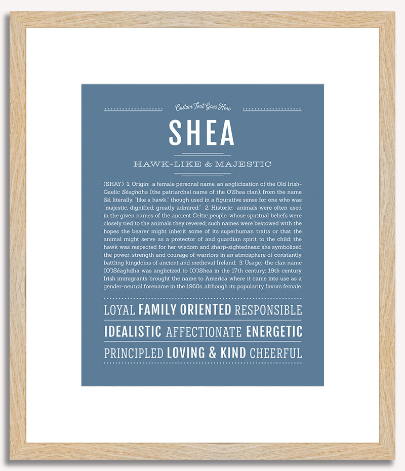 Shea (female) | Name Art Print