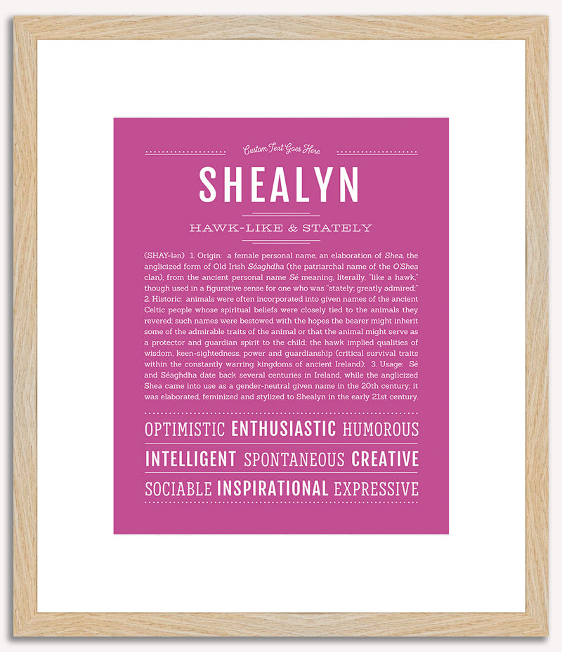 Shealyn | Name Art Print