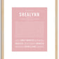 Shealynn | Name Art Print