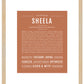 Sheela | Name Art Print