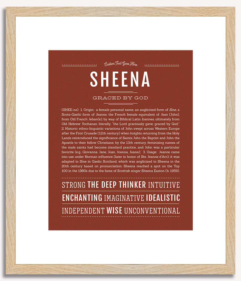 Sheena | Name Art Print