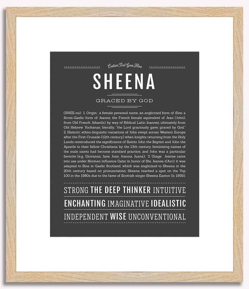 Sheena | Name Art Print