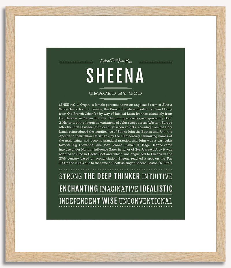 Sheena | Name Art Print