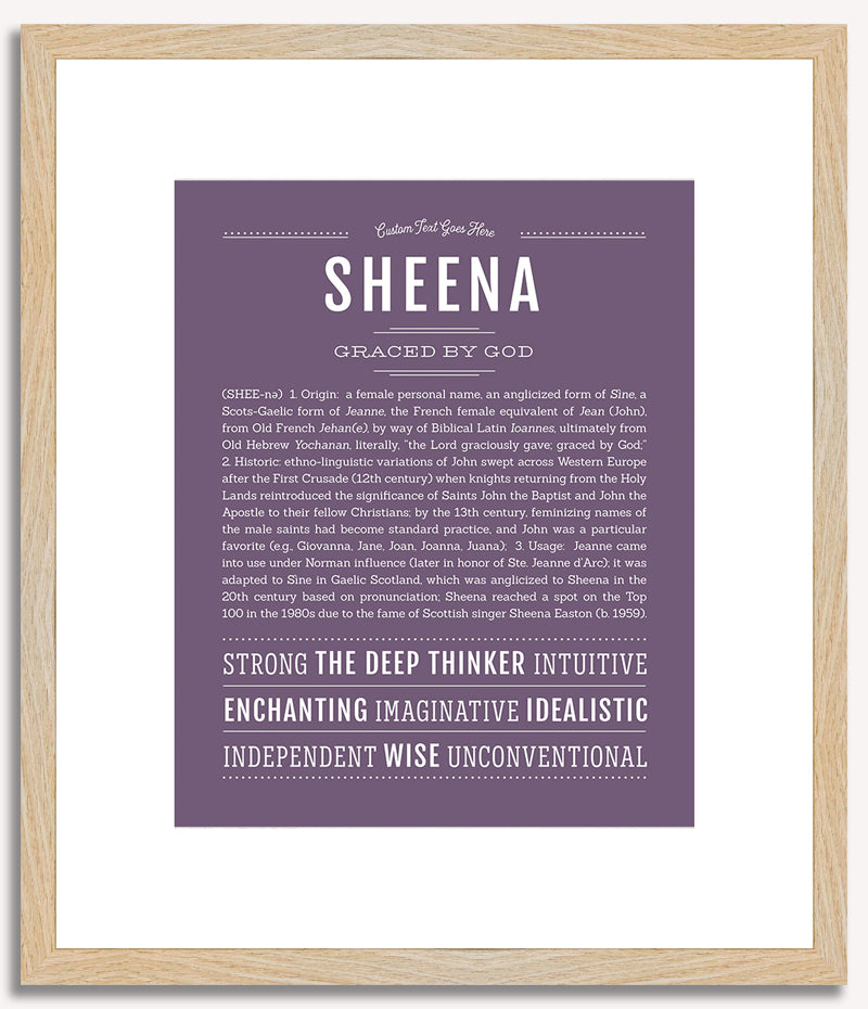 Sheena | Name Art Print