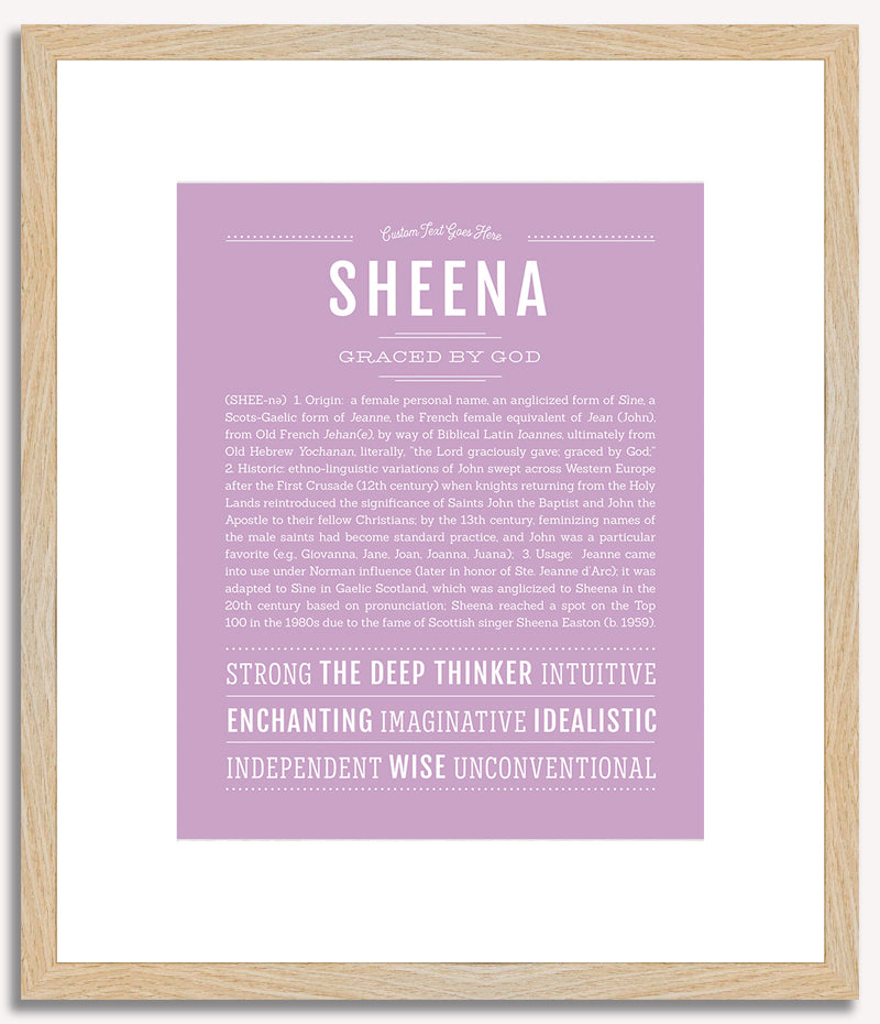 Sheena | Name Art Print