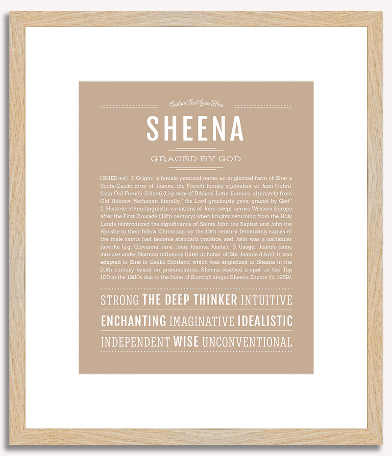 Sheena | Name Art Print