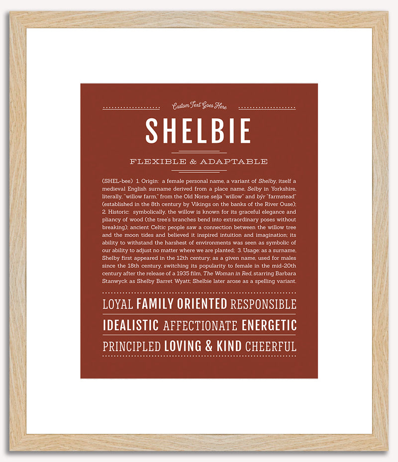 Shelbie | Name Art Print