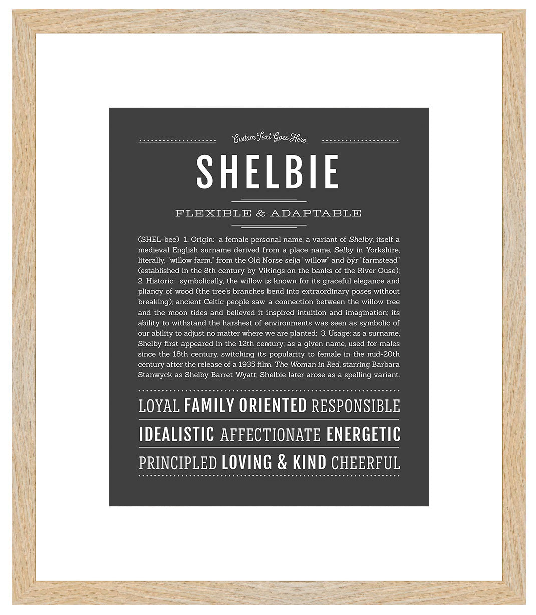 Shelbie | Name Art Print