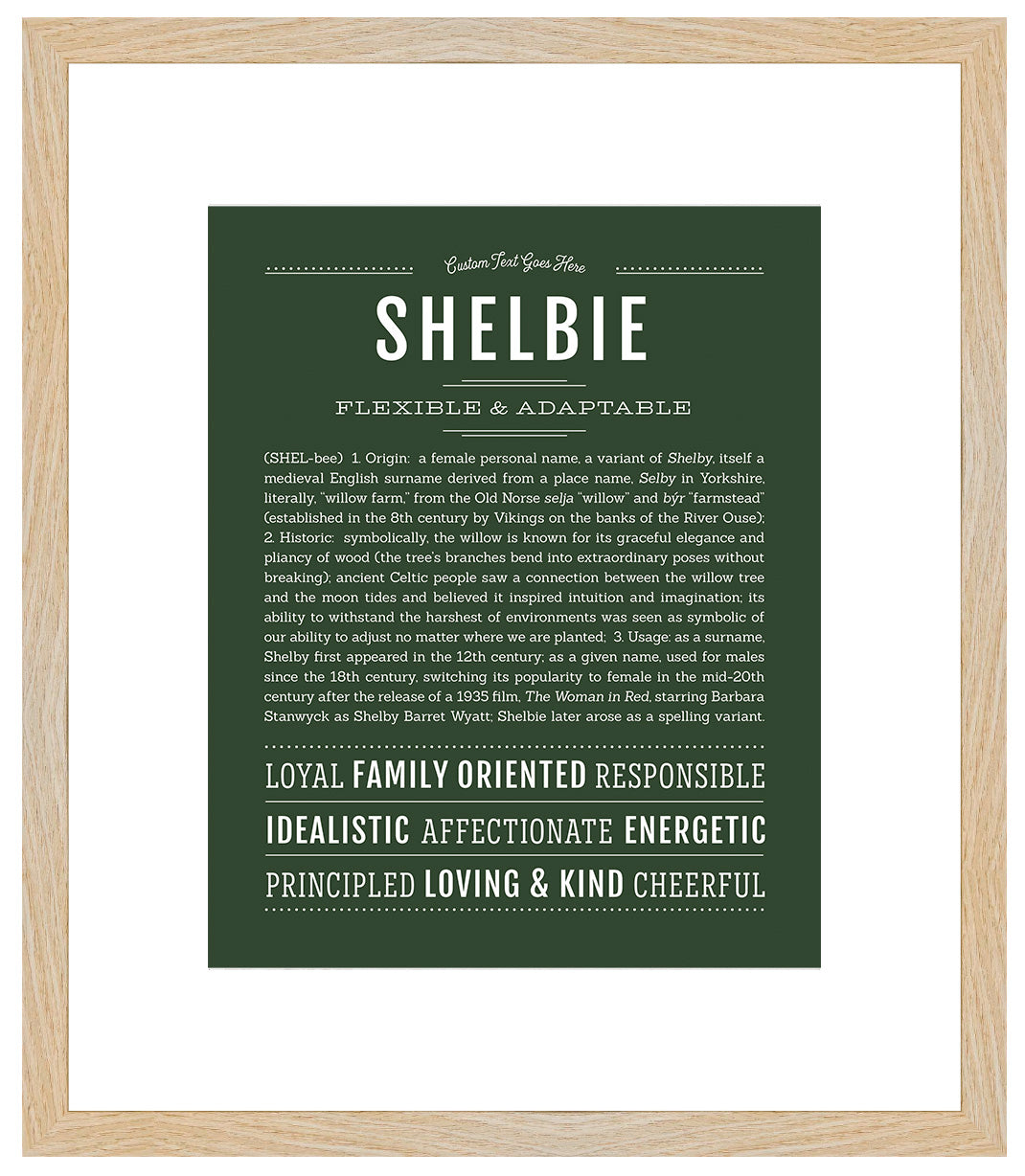 Shelbie | Name Art Print