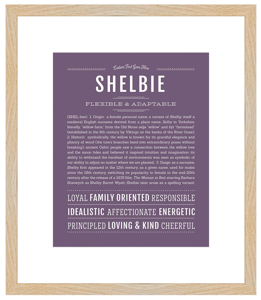 Shelbie | Name Art Print