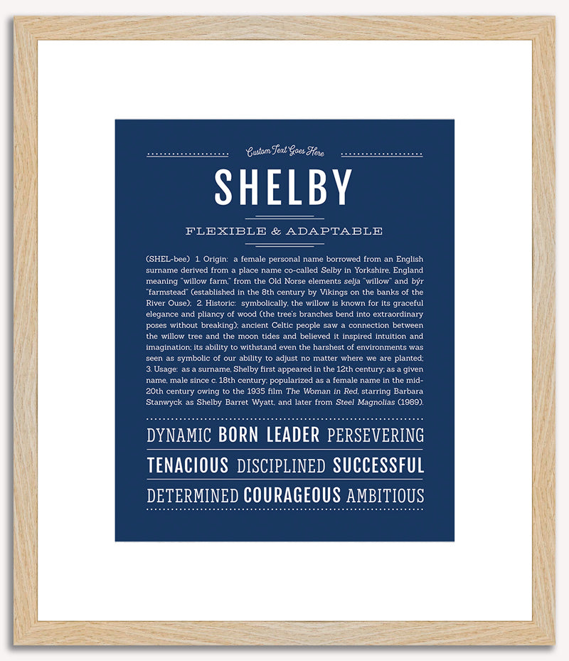 Shelby | Name Art Print