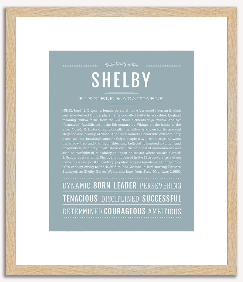 Shelby | Name Art Print