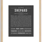 Shepard | Name Art Print