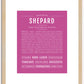 Shepard | Name Art Print