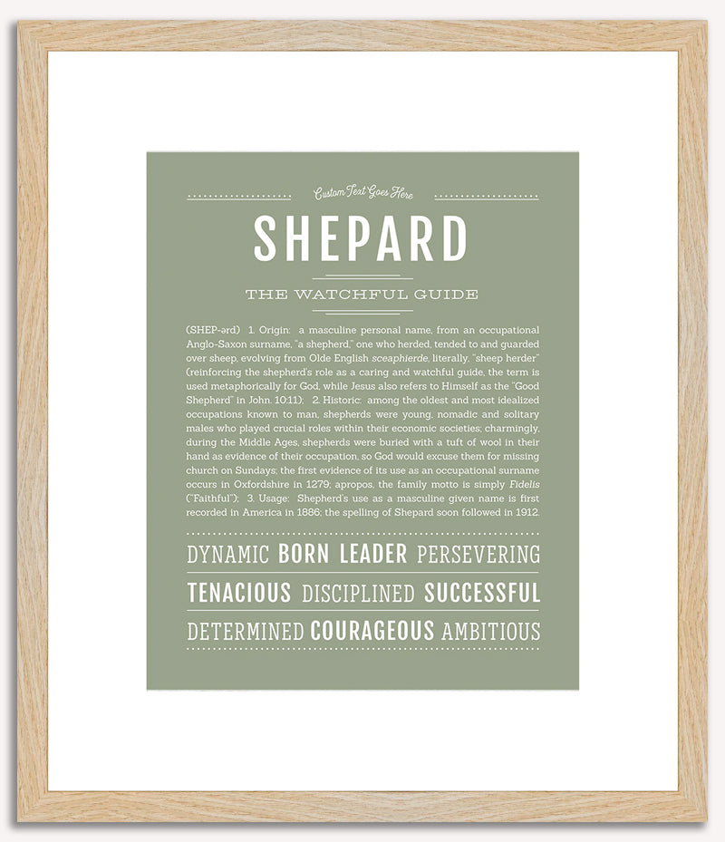 Shepard | Name Art Print