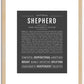 Shepherd | Name Art Print