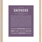 Shepherd | Name Art Print