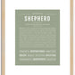 Shepherd | Name Art Print