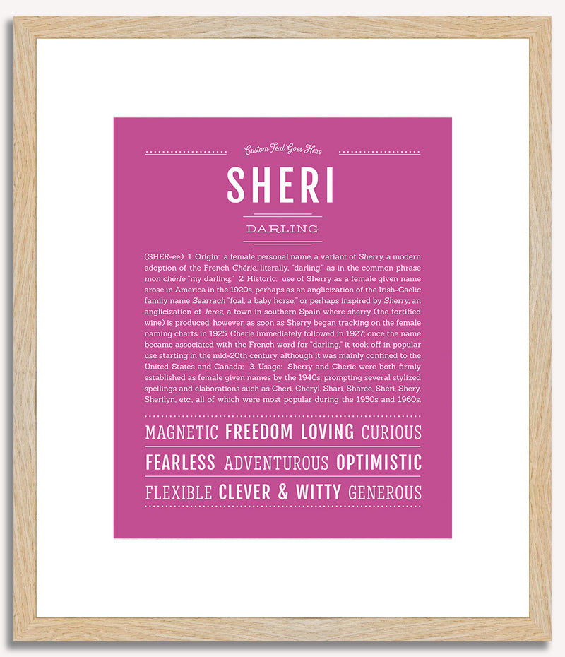 Sheri | Name Art Print