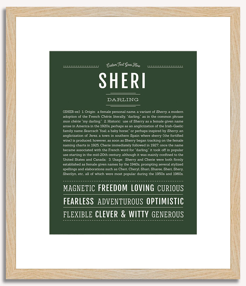 Sheri | Name Art Print