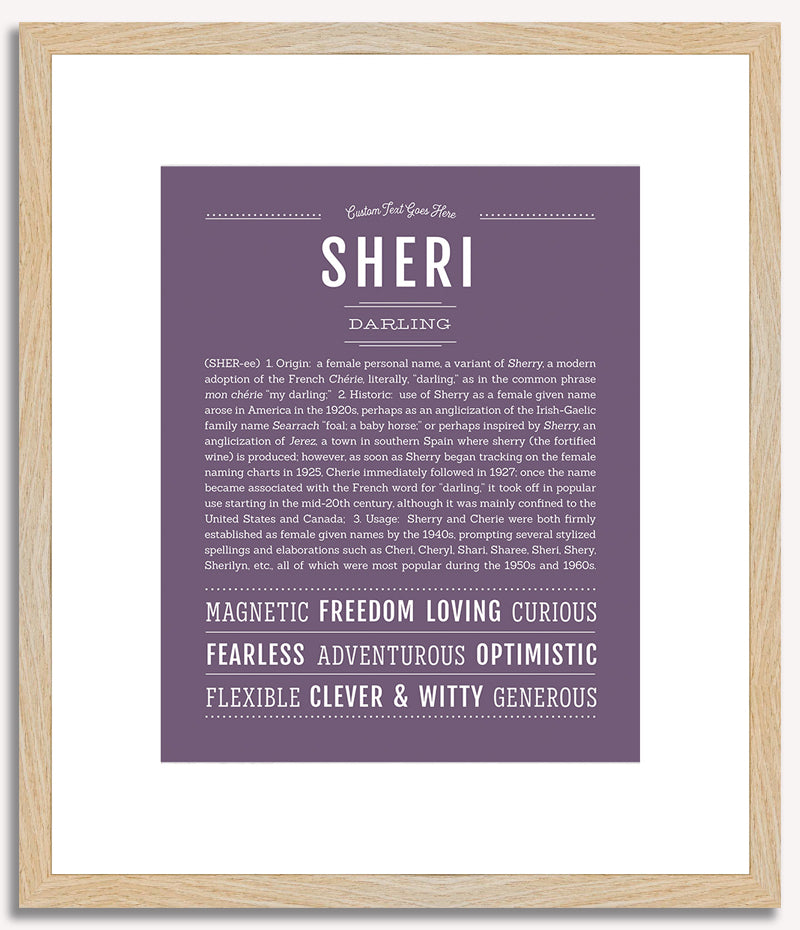 Sheri | Name Art Print