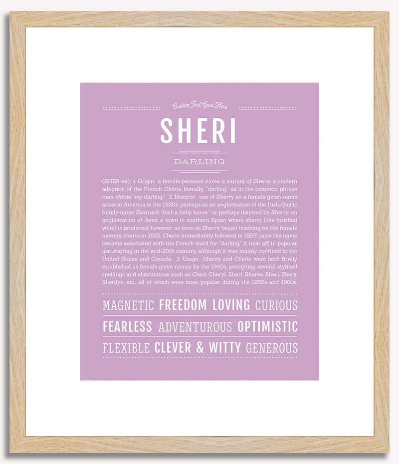 Sheri | Name Art Print