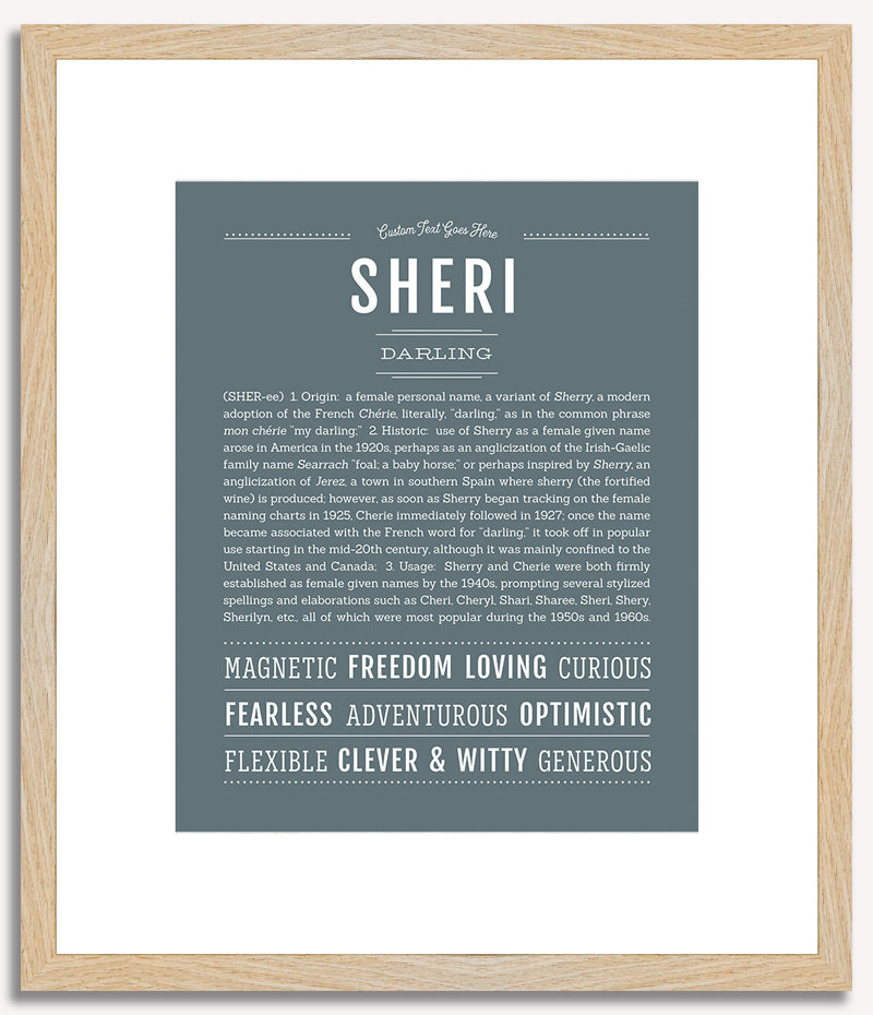 Sheri | Name Art Print