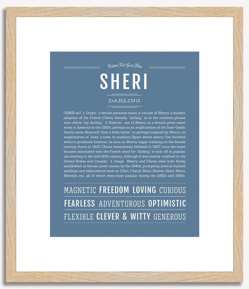 Sheri | Name Art Print