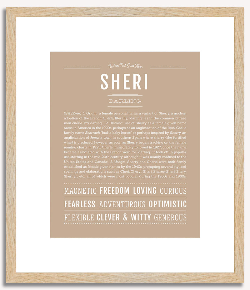 Sheri | Name Art Print