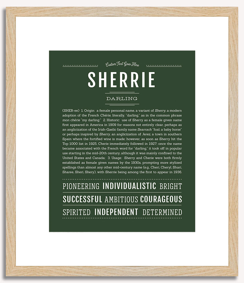 Sherrie | Name Art Print