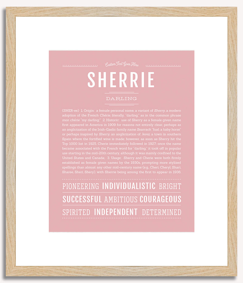 Sherrie | Name Art Print