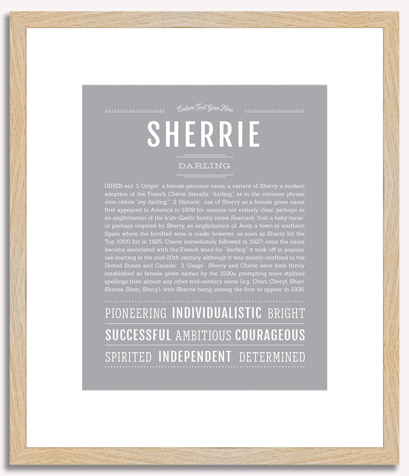 Sherrie | Name Art Print