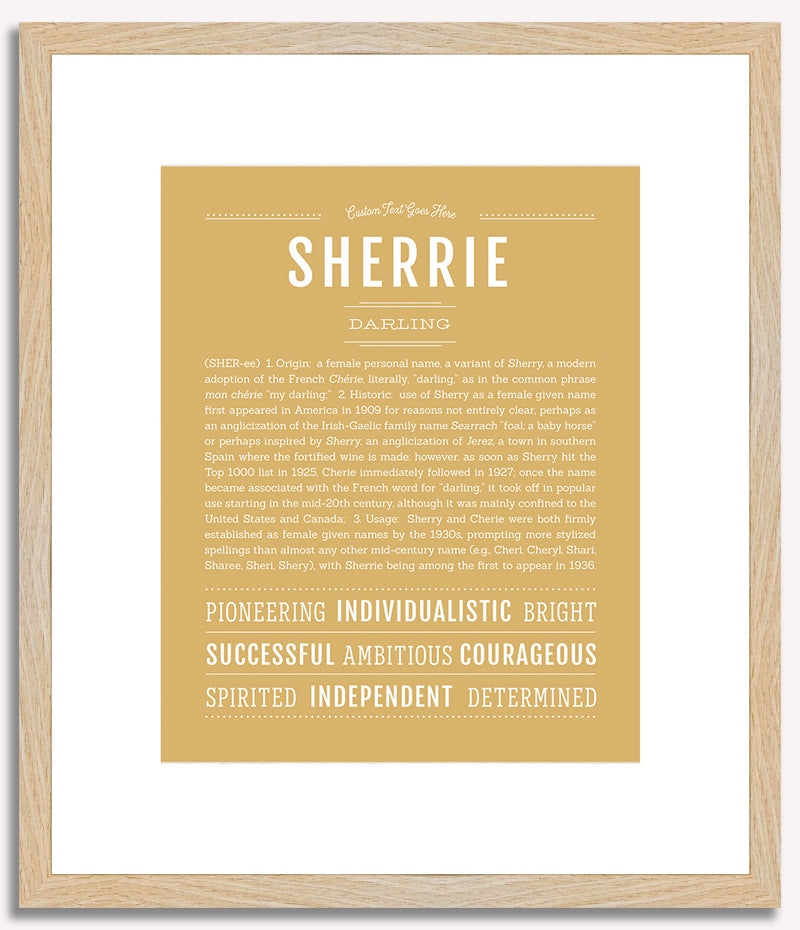 Sherrie | Name Art Print